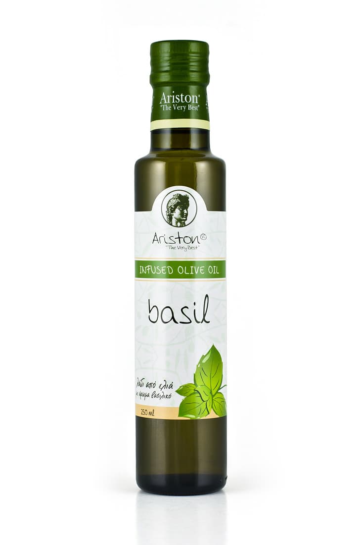 Ariston Basil Infused Olive oil 8.45 fl oz Code#679