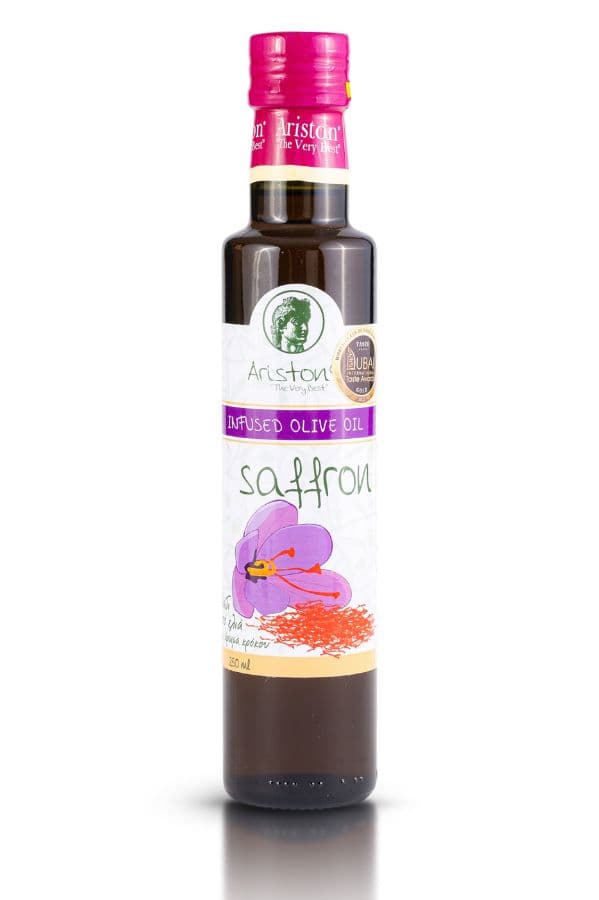 Ariston Saffron Infused Olive oil 8.45 fl oz Code#159