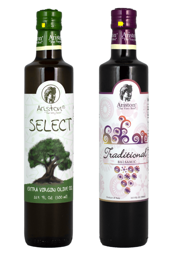 Ariston Select Extra Virgin Olive Oil (500mL) and Ariston Traditional Balsamic (500mL) bundle!