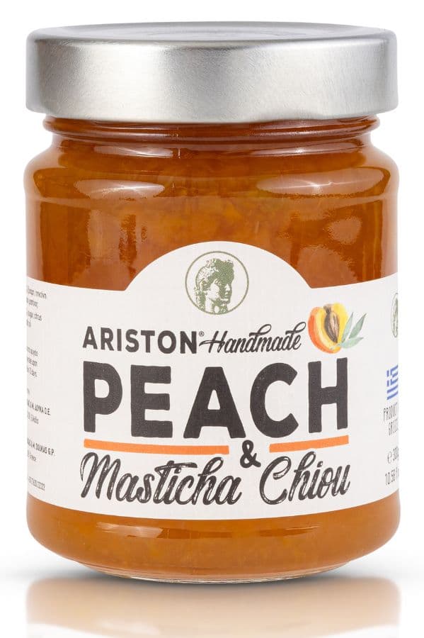 Ariston Peach & Masticha Chiou 10.58 fl oz (300 gr) Handmade Marmalade Code#376