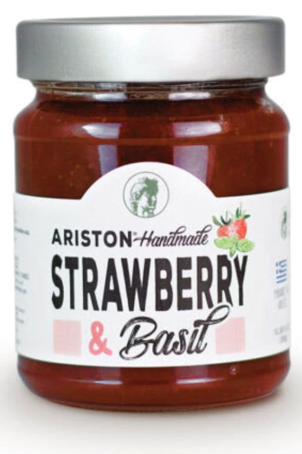 Ariston Strawberry & Basil 10.58 fl oz (300 gr) Handmade Marmalade Code#370