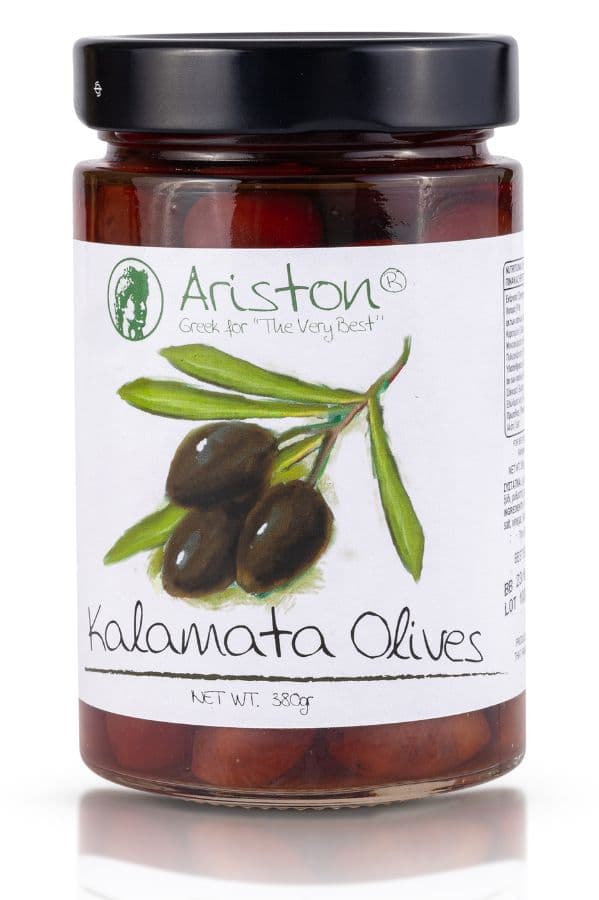 Ariston Kalamon Olives 12.52 oz (355gr) Code#580
