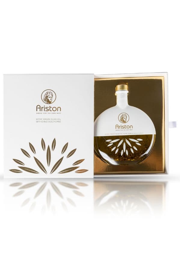 Ariston Premium Extra Virgin Olive oil with Gold Flakes 500ml